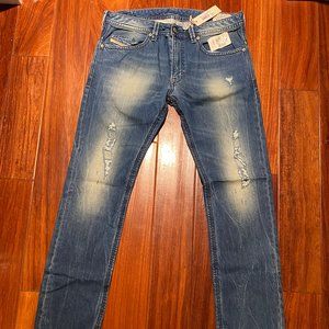 DIESEL MEN THAVARL STRAIGHT JEANS SIZE 32 W X 30 L